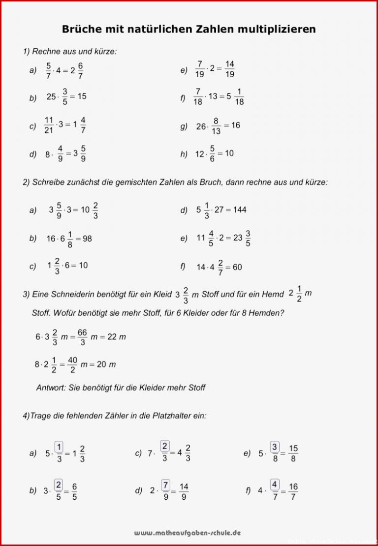 Mathe Unterrichtsmaterial