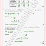 Mathearbeit Klasse 7 8 Mathiki