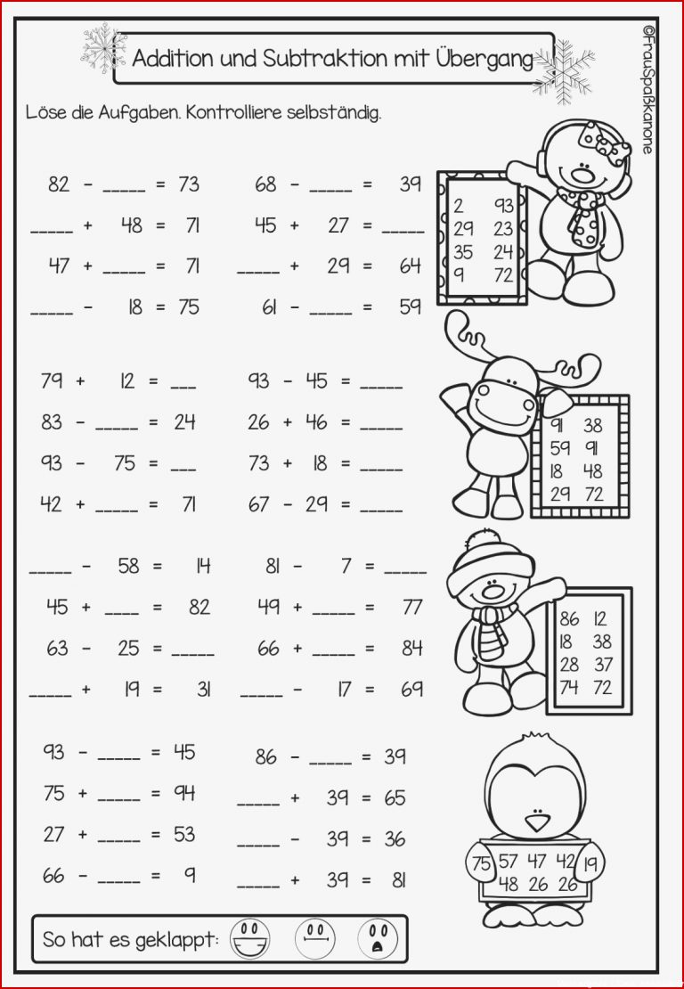 Matheaufgaben 1 Klasse Arbeitsblätter kinderbilder