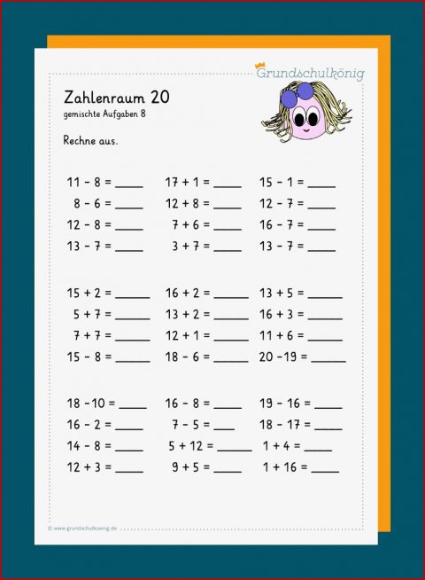 Matheaufgaben 1 Klasse Ausdrucken Gratis Mathe Klasse