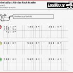 Matheaufgaben 5 Klasse Zum Ausdrucken Division