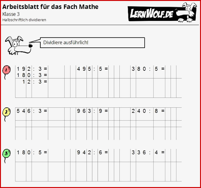 Matheaufgaben 5 Klasse Zum Ausdrucken Division