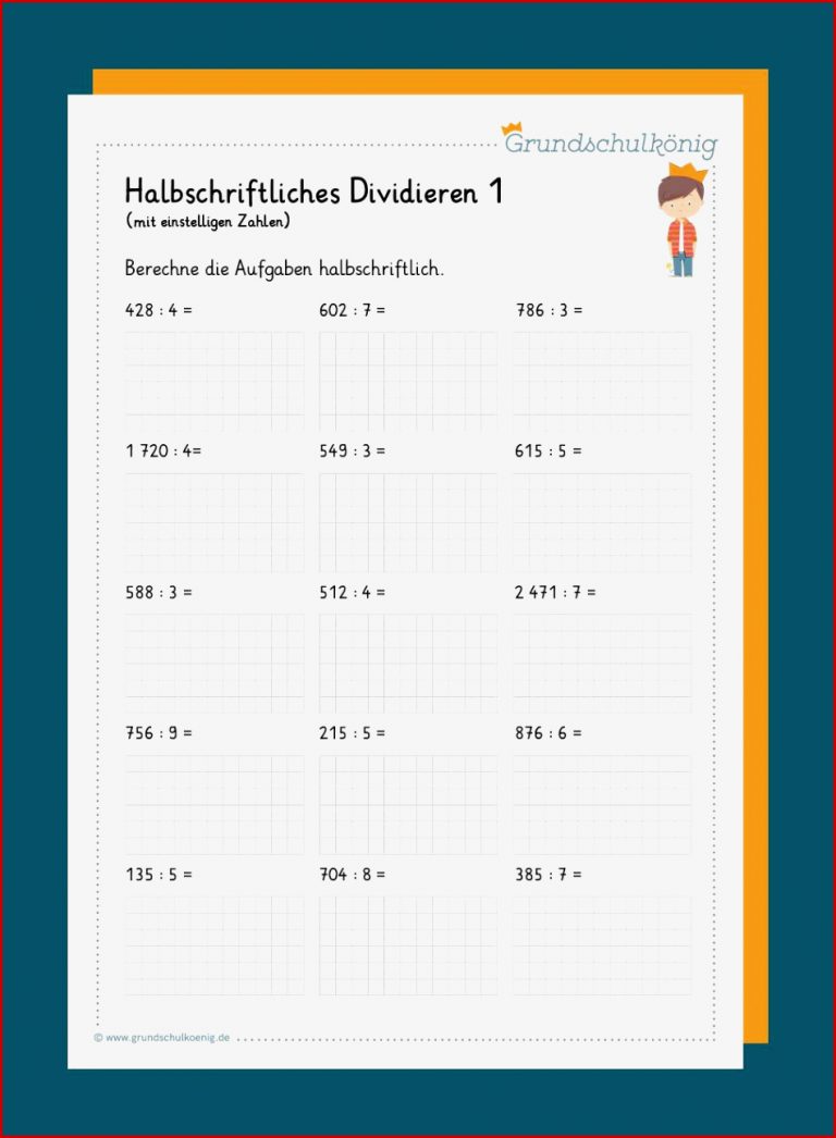 Matheaufgaben 5 Klasse Zum Ausdrucken Division