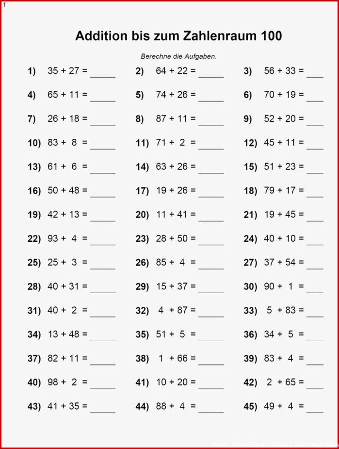 Matheaufgaben Klasse 2 Arbeitsblätter Zum Ausdrucken Schön