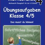 Matheaufgaben Klasse 4 â Ãbungen Gymnasium - Mathefritz