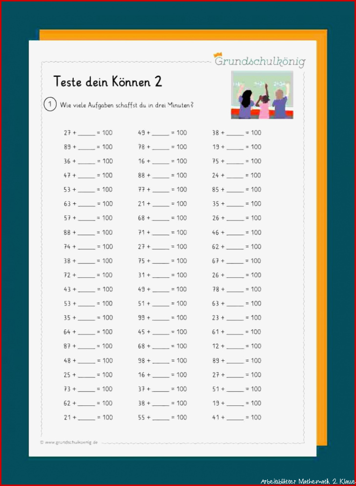 Mathematik 2 Klasse Arbeitsblätter Kostenlos