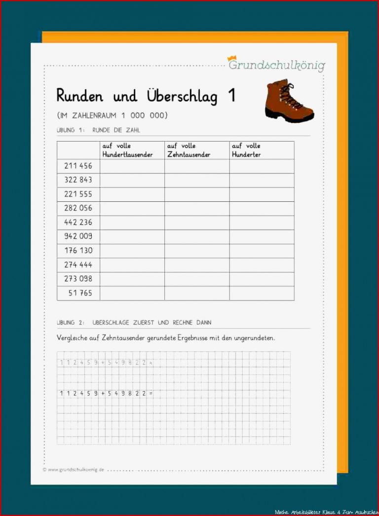 Mathematik 4 Klasse Arbeitsblätter Kostenlos