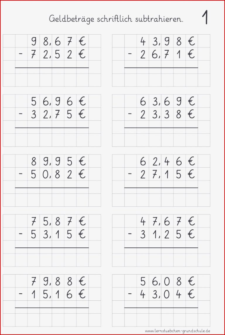 Mathematik 4 Klasse Arbeitsblätter Kostenlos