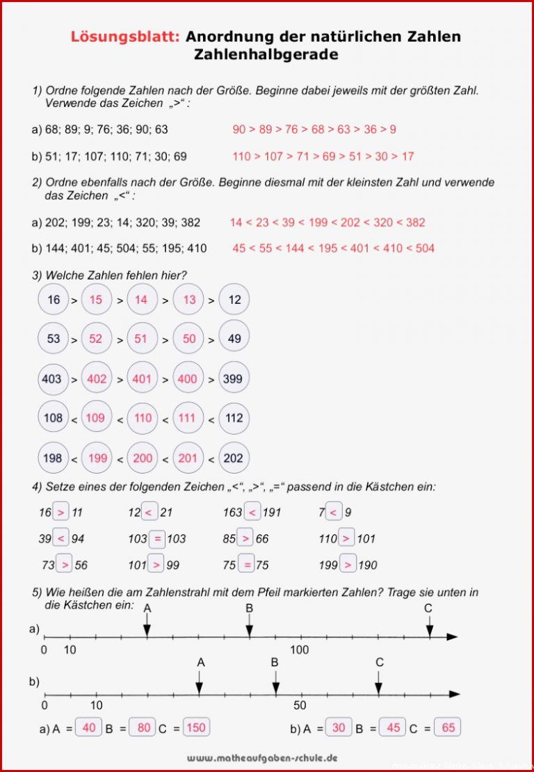 Mathematik 5 Klasse Übungen