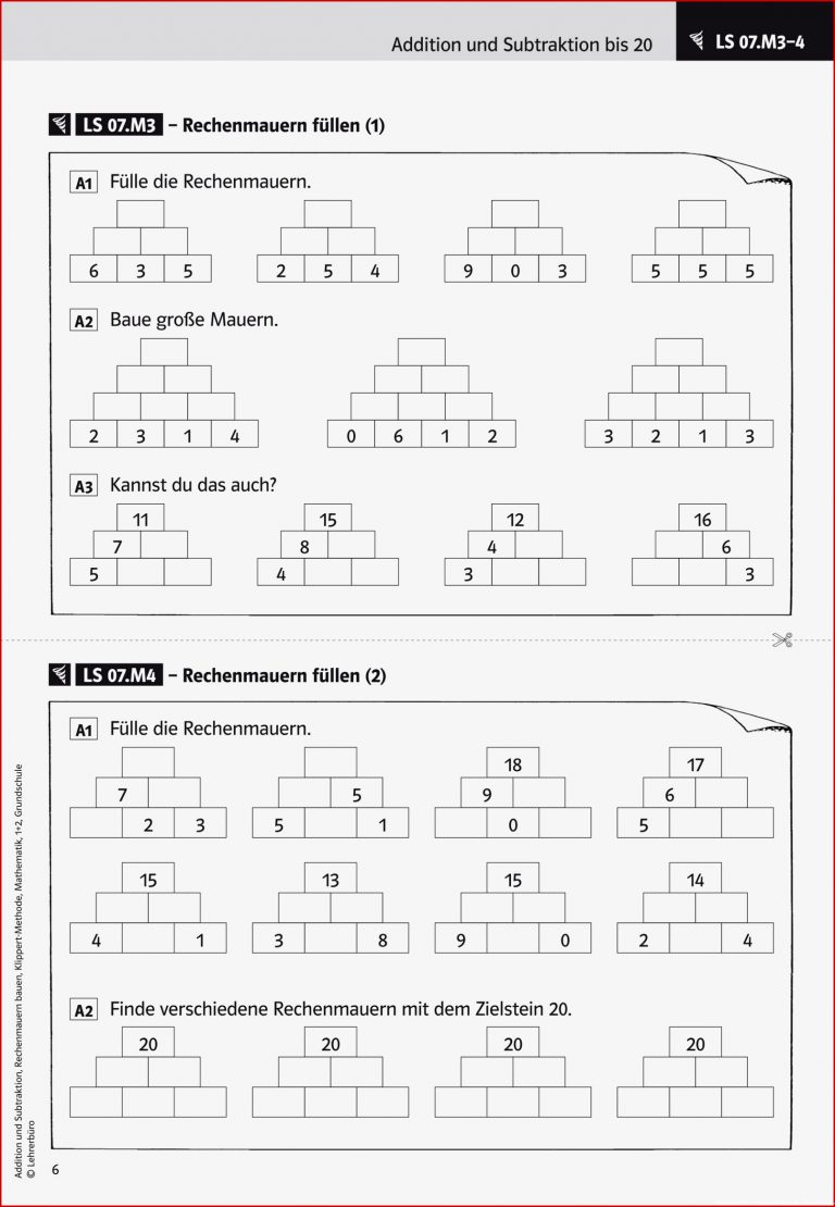 Mathematik · Arbeitsblätter · Grundschule · Lehrerbüro