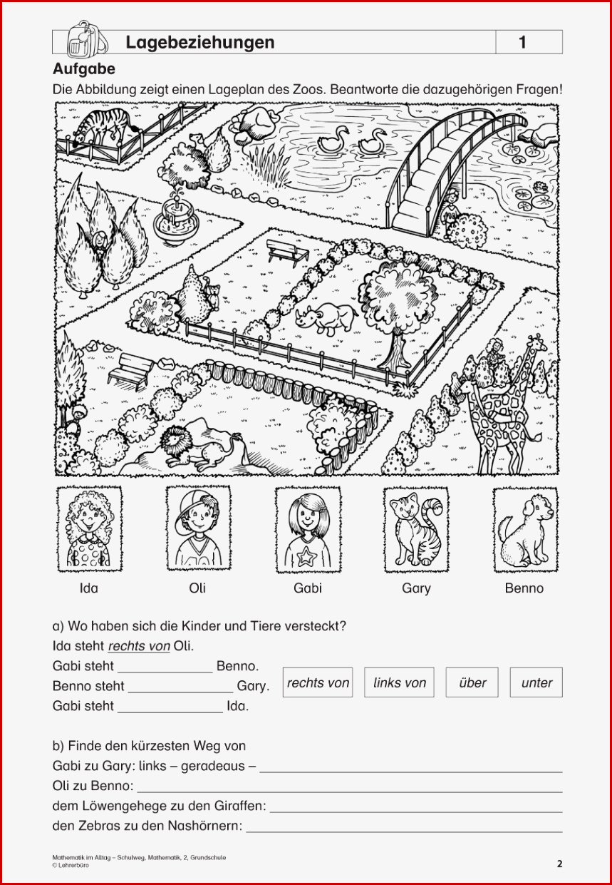 Mathematik · Arbeitsblätter · Grundschule · Lehrerbüro