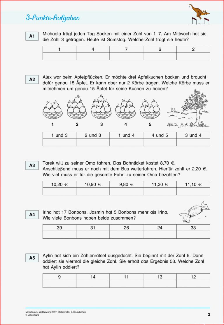 Mathematik · Arbeitsblätter · Grundschule · Lehrerbüro