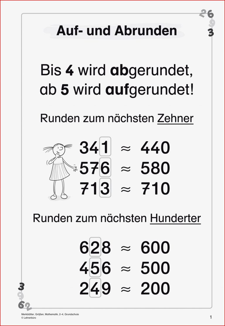 Mathematik · Arbeitsblätter · Grundschule · Lehrerbüro