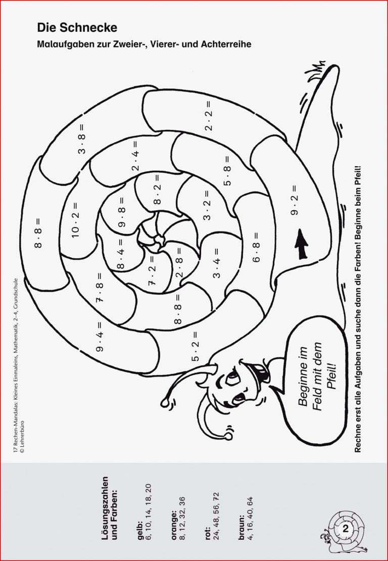 Mathematik · Arbeitsblätter · Grundschule · Lehrerbüro