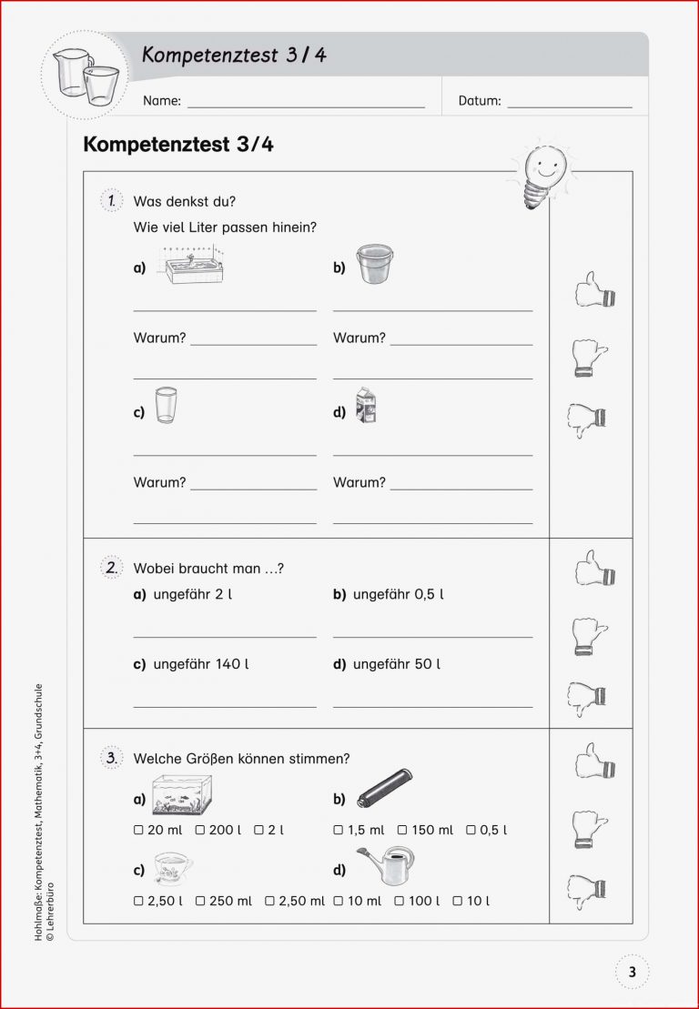 Mathematik · Arbeitsblätter · Grundschule · Lehrerbüro