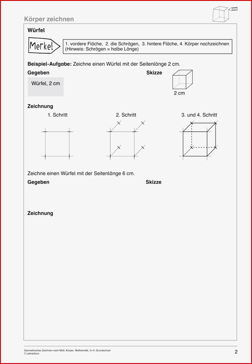 Mathematik · Arbeitsblätter · Grundschule · Lehrerbüro