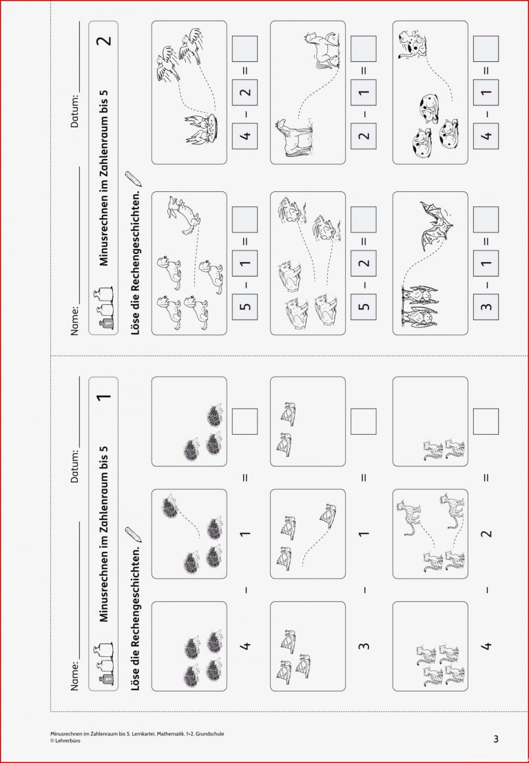 Mathematik · Arbeitsblätter · Grundschule · Lehrerbüro