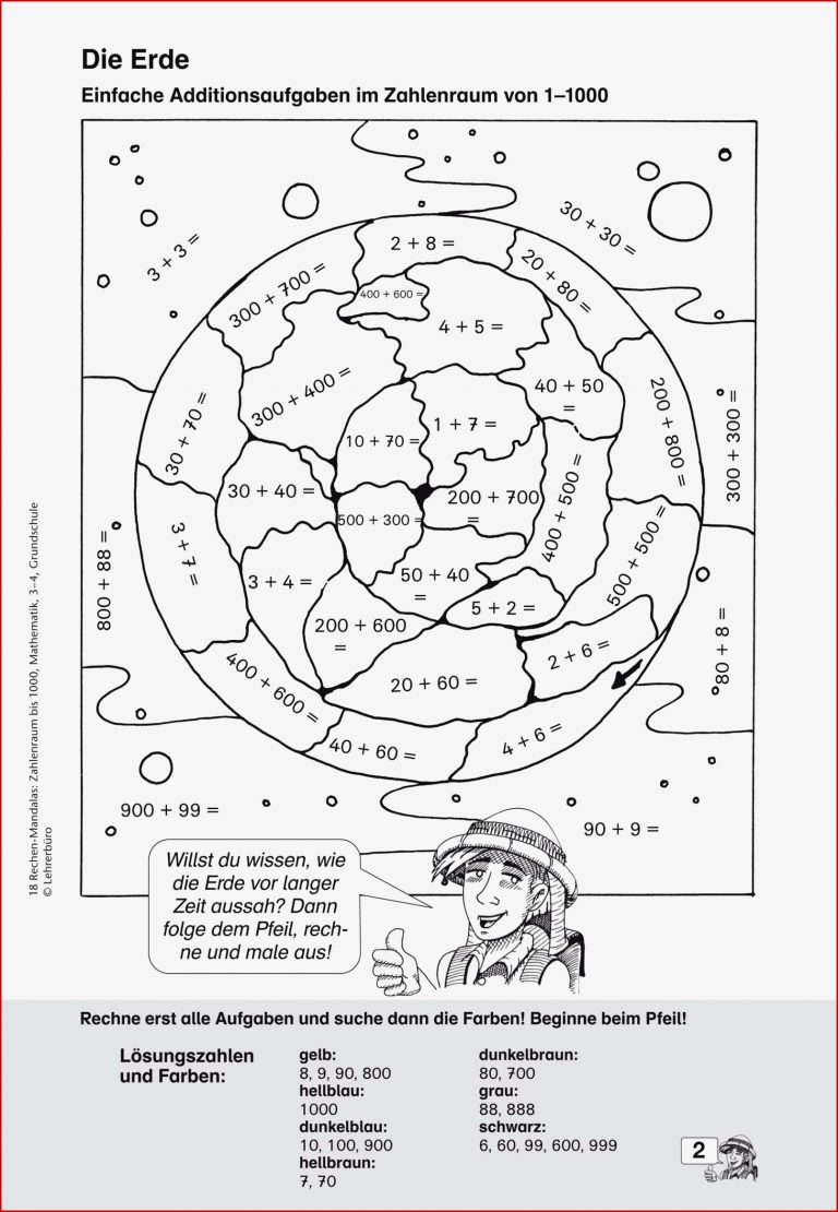 Mathematik · Arbeitsblätter · Grundschule · Lehrerbüro