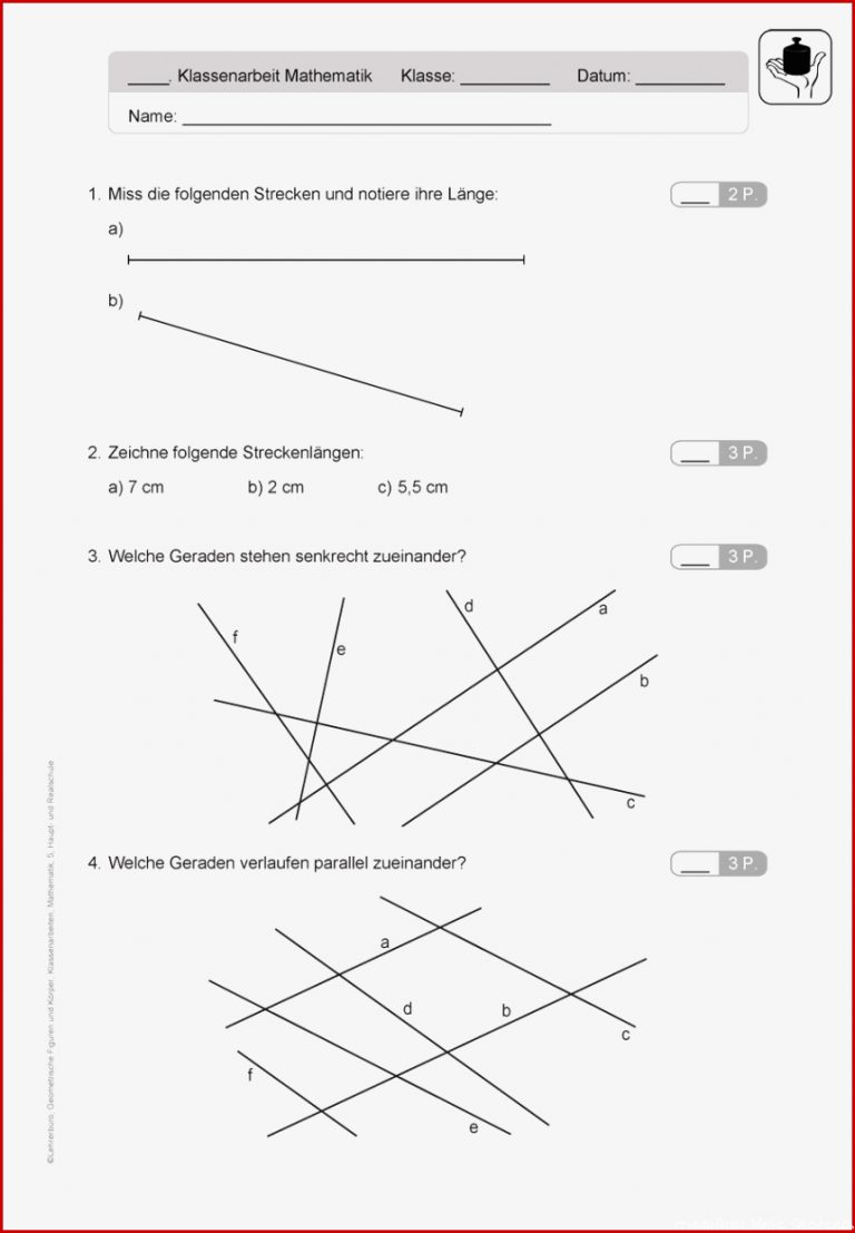 Mathematik · Arbeitsblätter · Sekundarstufe I · Lehrerbüro