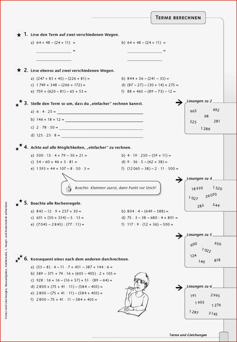 Mathematik · Arbeitsblätter · Sekundarstufe I · Lehrerbüro