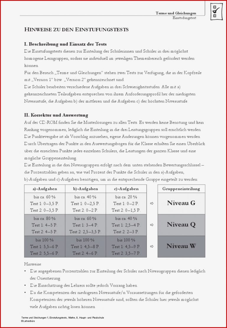 Mathematik · Arbeitsblätter · Sekundarstufe I · Lehrerbüro