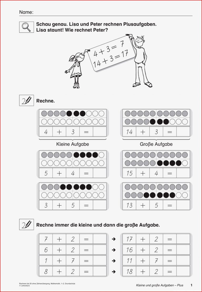 Mathematik Inklusion · Arbeitsblätter · Grundschule