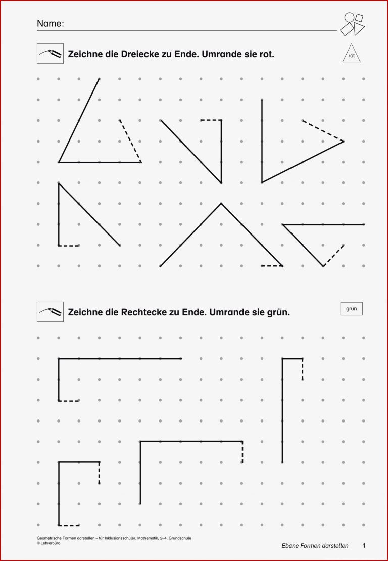 Mathematik Inklusion · Arbeitsblätter · Grundschule