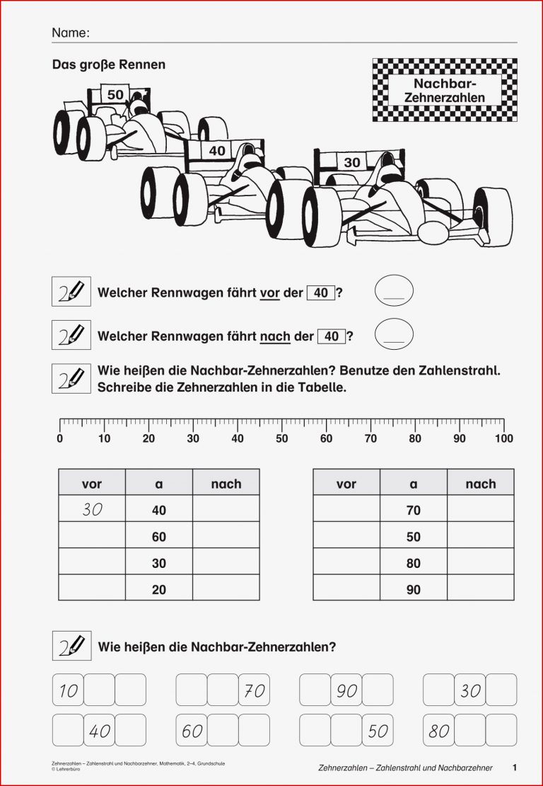 Mathematik Inklusion · Arbeitsblätter · Grundschule