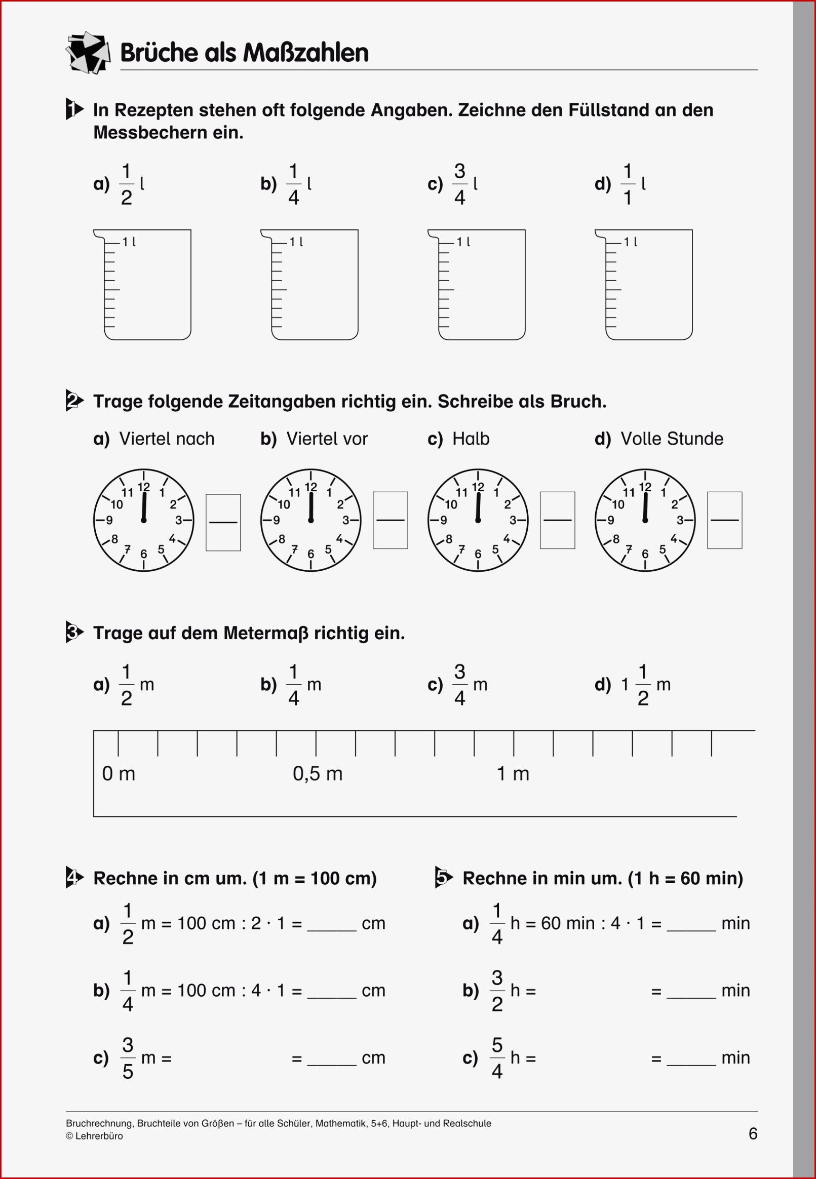 Mathematik Inklusion · Arbeitsblätter · Sekundarstufe I