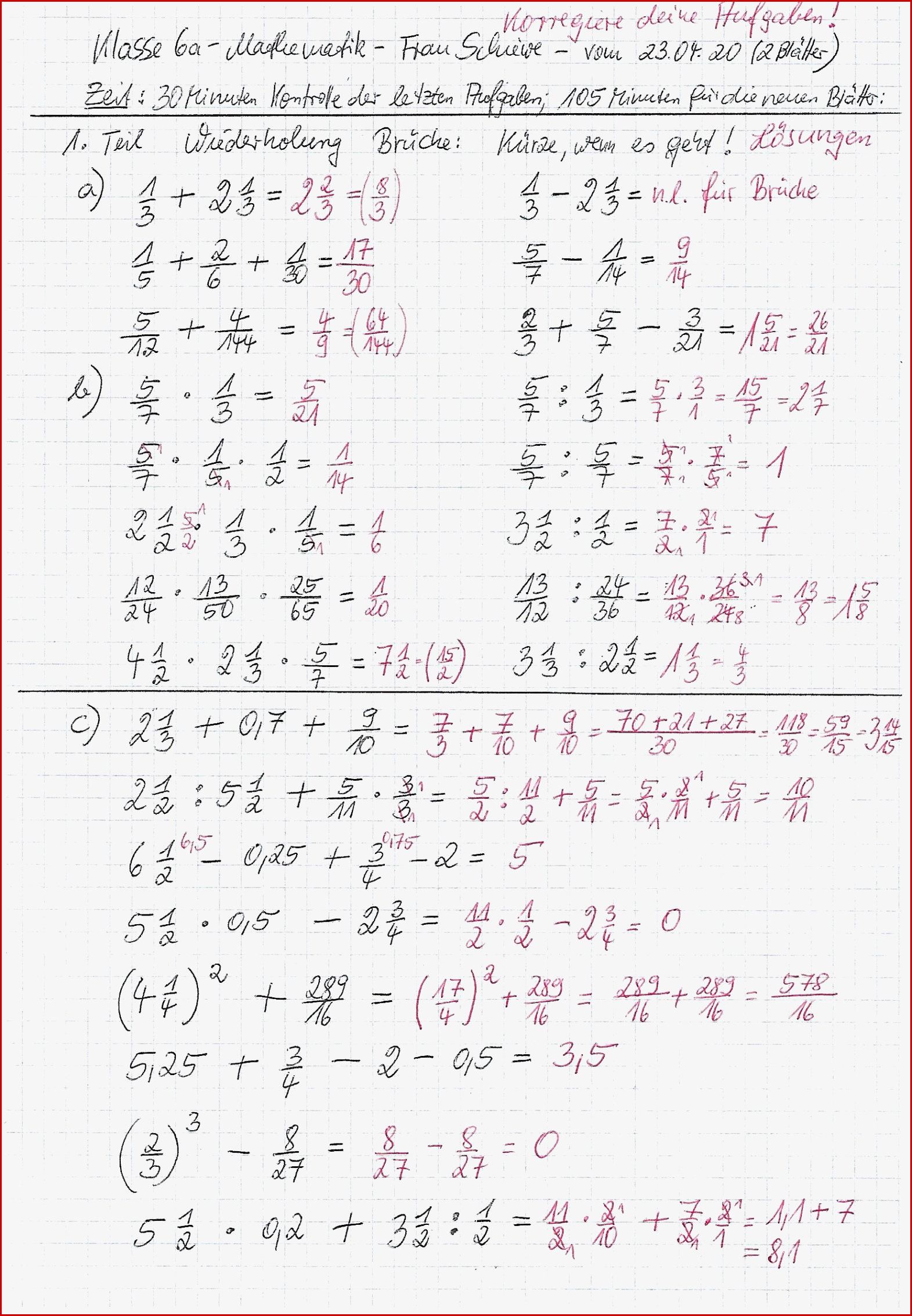 Mathematik – Integrierte Gesamtschule Grünthal