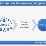 Mathematik Klasse 1, Grundschule Ãbungen, Aufgaben, ArbeitsblÃ¤tter ...