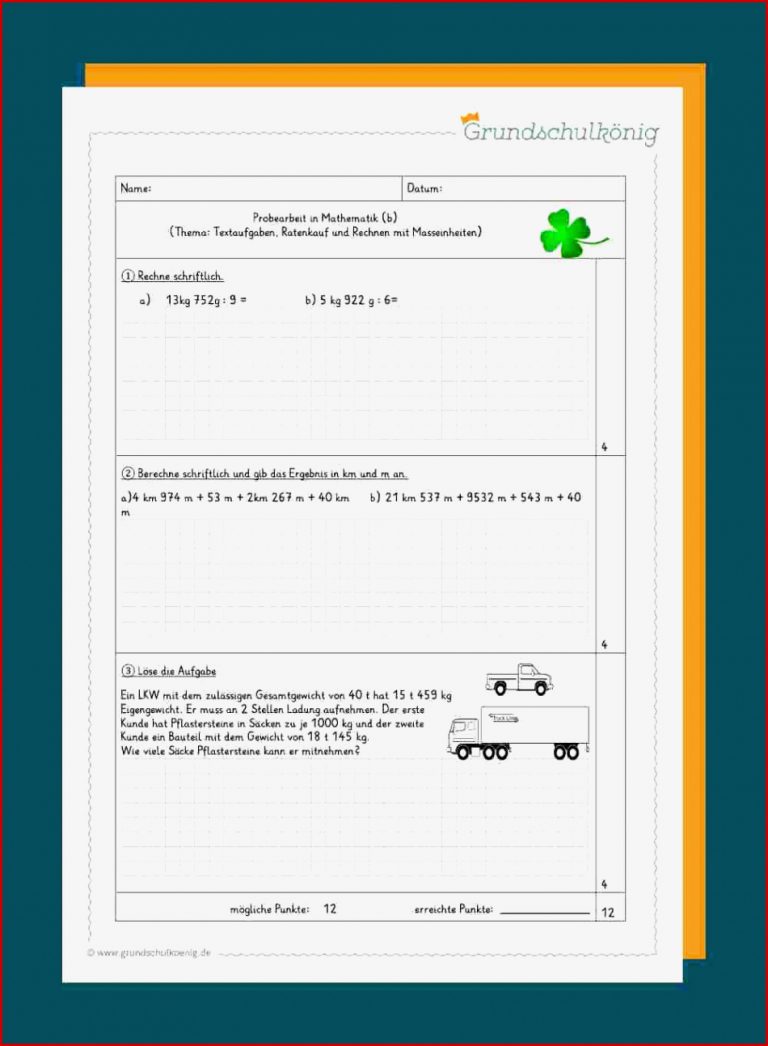 Mathematik Klasse 4 Arbeitsblätter kinderbilderwnload