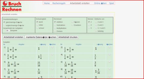 Mathematik Linkliste