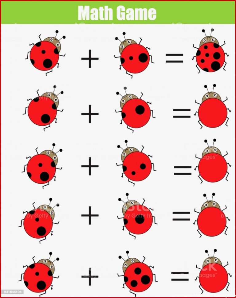 Mathematische Bildung Zählen Spiel Für Kinder