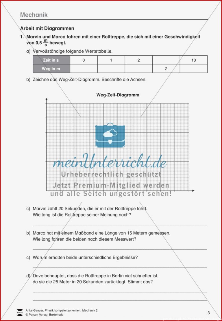 Mechanik allgemeine Bewegungen von Körpern gleichförmige