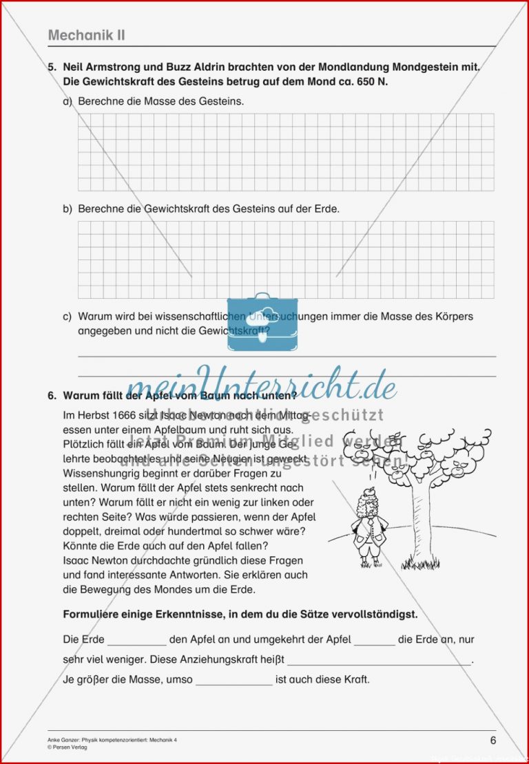 Mechanik Kraftarten meinUnterricht