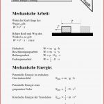 Mechanische Arbeit Arbeitsblatt Mechanische Arbeit