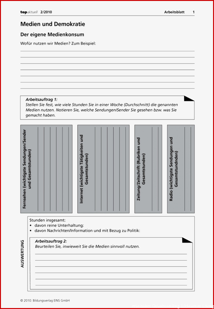 Medien und Demokratie - Arbeitsblätter und Lösungen â Westermann