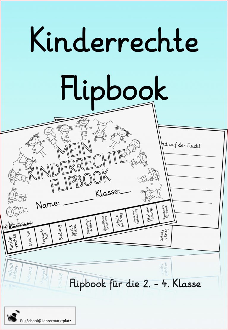 Mein Kinderrechte Flipbook – Unterrichtsmaterial Im Fach