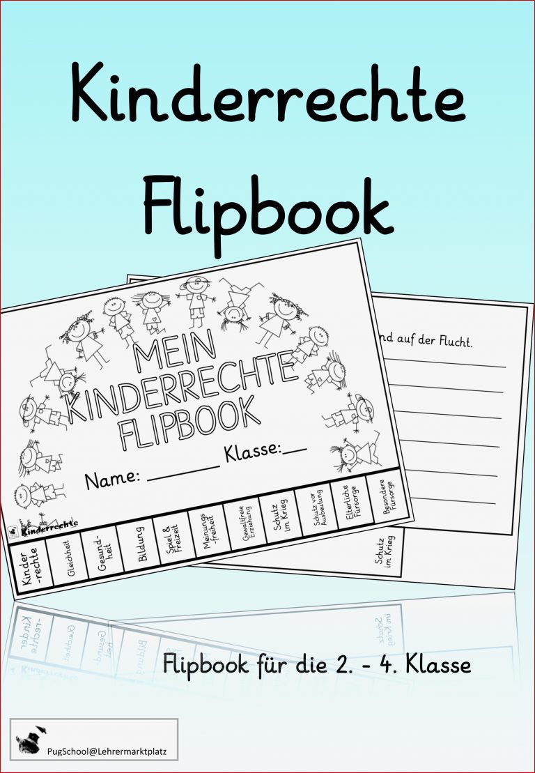 Mein Kinderrechte Flipbook – Unterrichtsmaterial im Fach