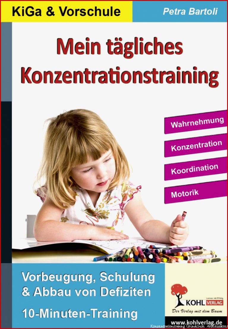 Mein tägliches Konzentrationstraining Kindergarten