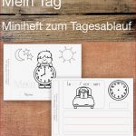 Mein Tag Mini Heft Zum Tagesablauf