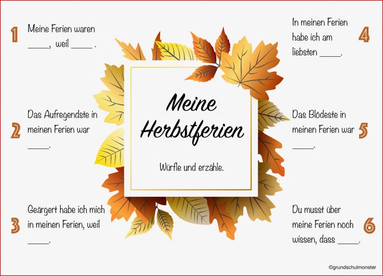 Meine Herbstferien