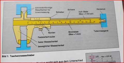 Messen Mit Dem Messschieber