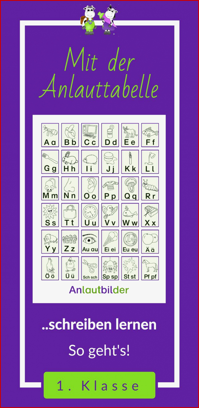 Mit Der Anlauttabelle 🔠 Anlaute 🍌üben L Deutsch 1