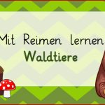 Mit Reimen Lernen Waldtiere