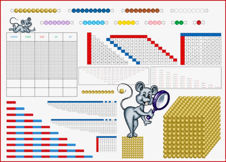 Montessori Bilder Für Deutsch Und Mathe