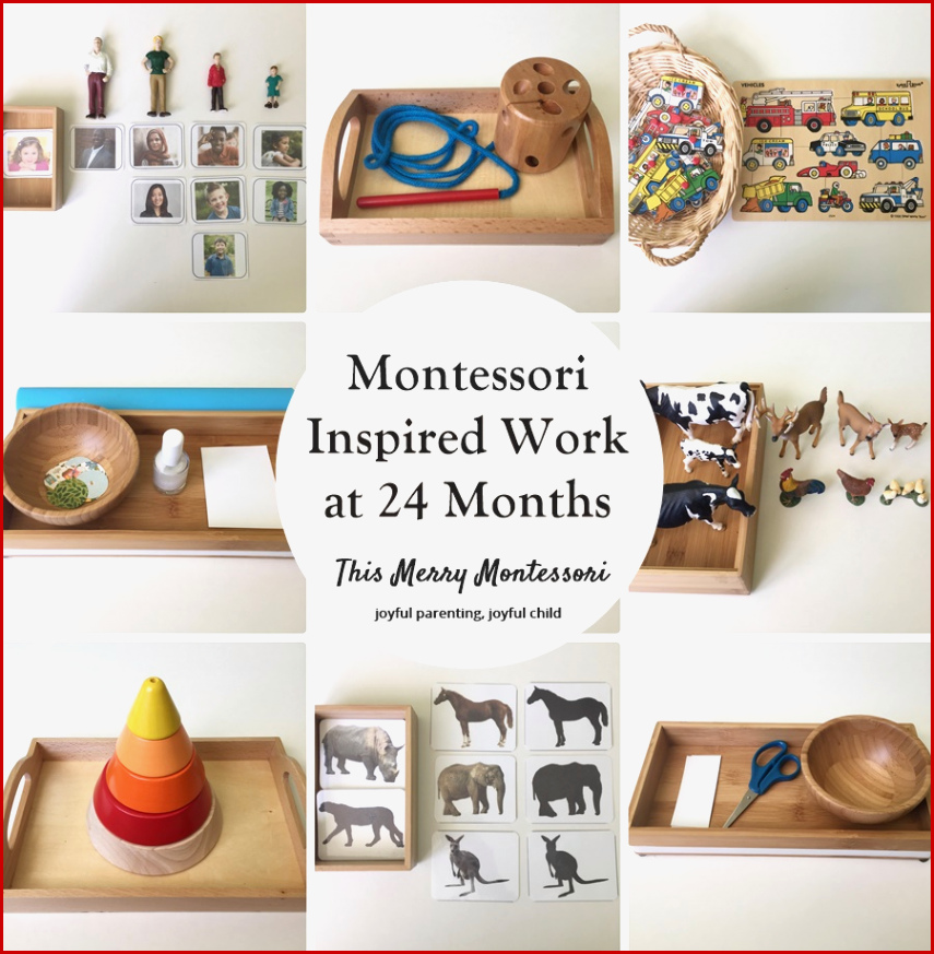 Montessori Inspired Work at 24 Months – This Merry Montessori