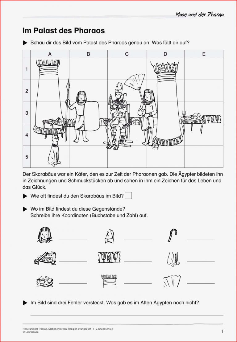 Mose grundschule 10 plagen