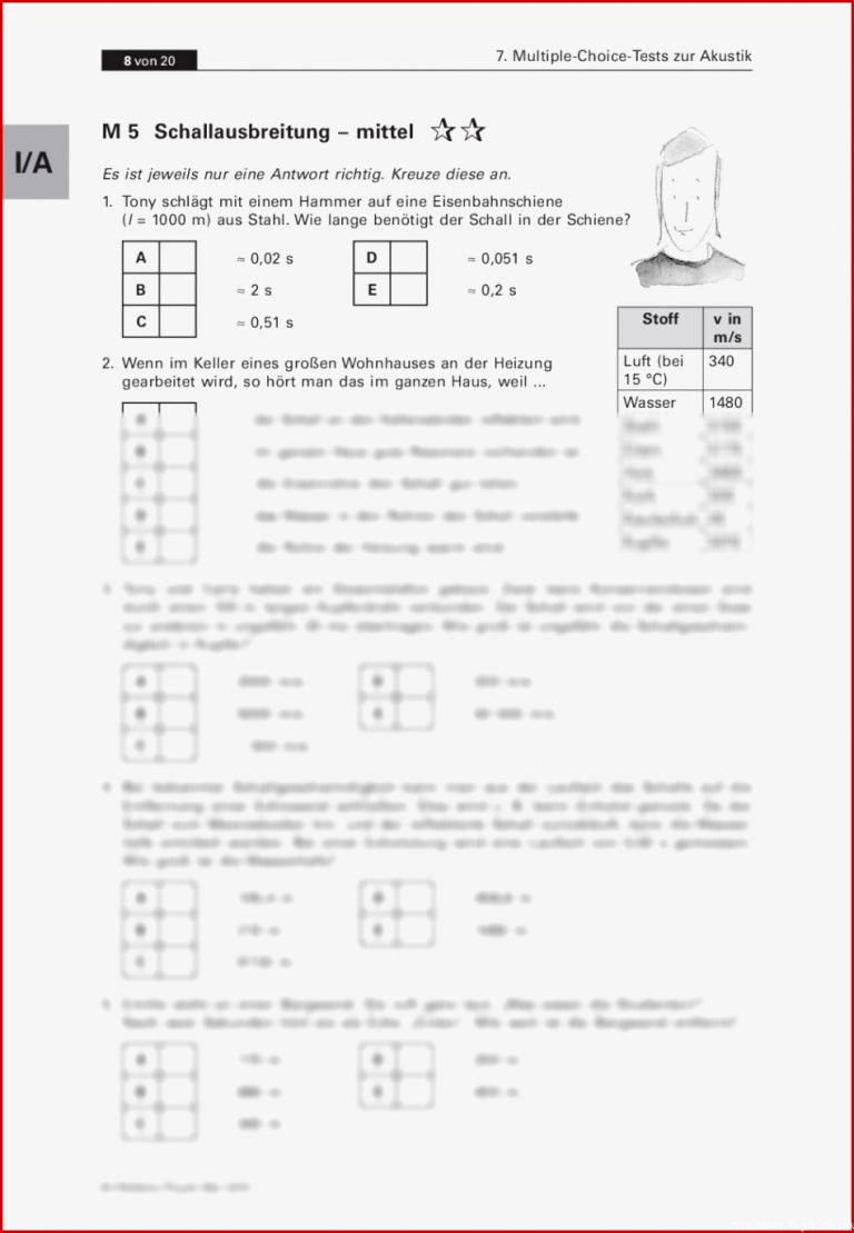 Multiple Choice Tests zur Akustik